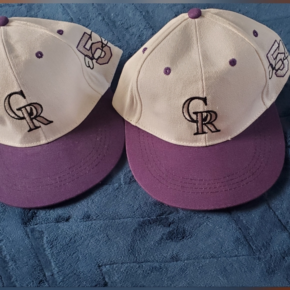 NEW 2-lot, Colorado Rockies Embroidered Baseball Caps